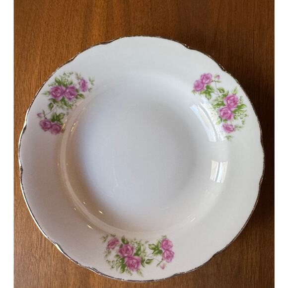 Vintage Cottage Core Yamatsu Japan Petit Rose Soup Bowl - Picture 3 of 6